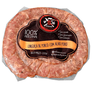 LINGUICA SUINA BRASLON ALHO PORO KG